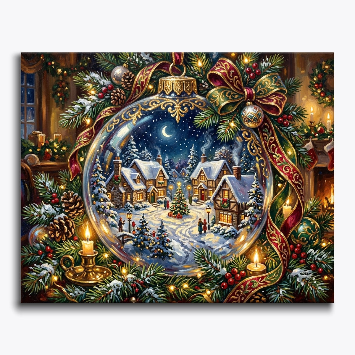 Christmas Ornament Village