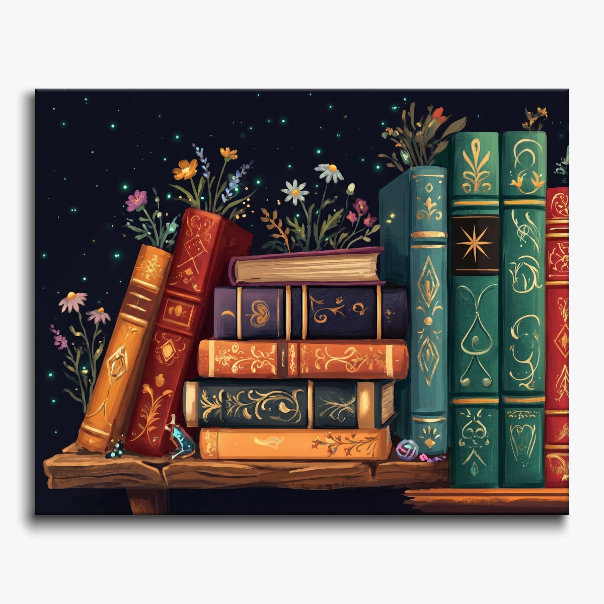 Colorful Book Stack