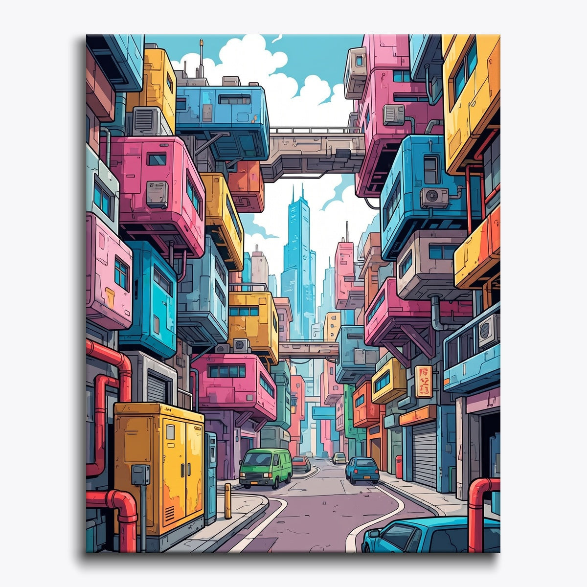 Colorful Cityscape