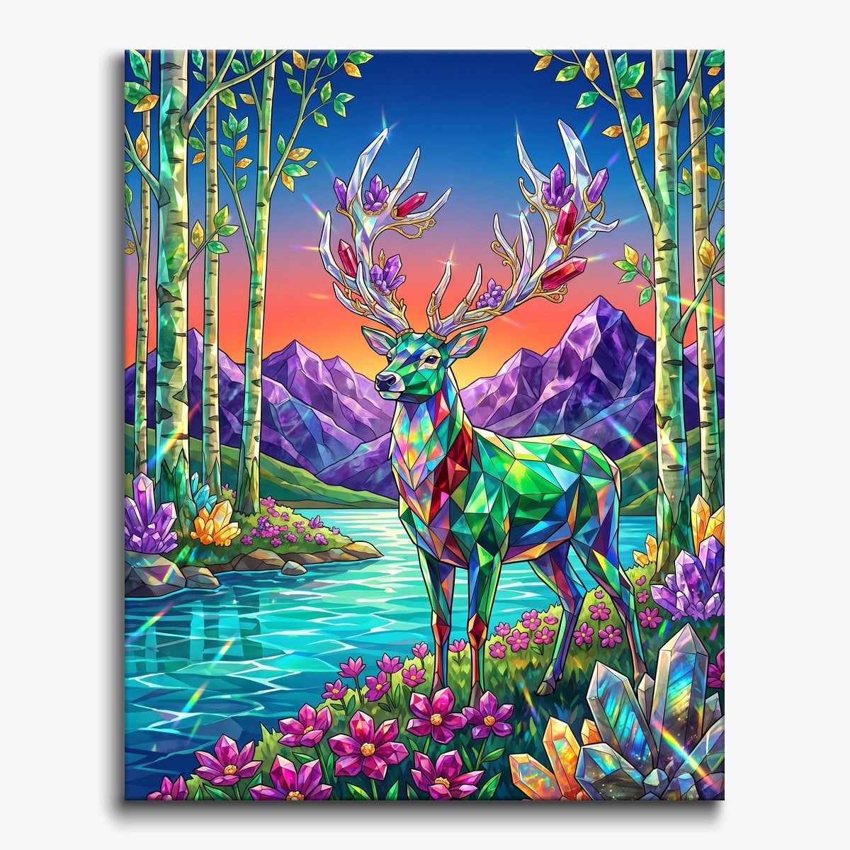 Crystal Stag Crossing