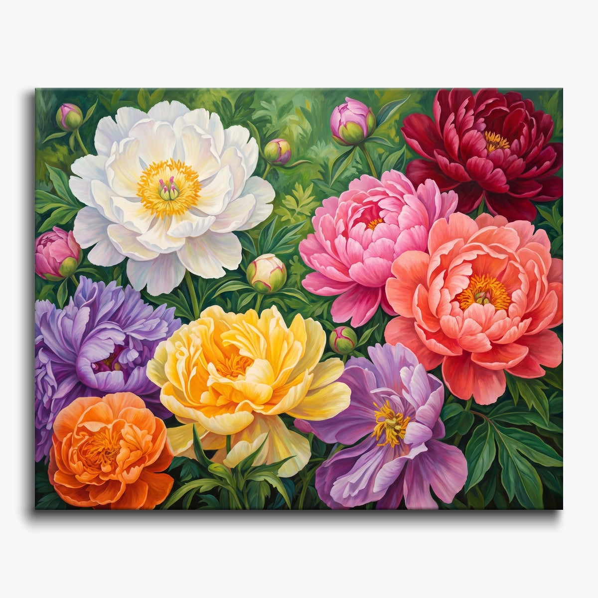Colorful Peony Bouquet