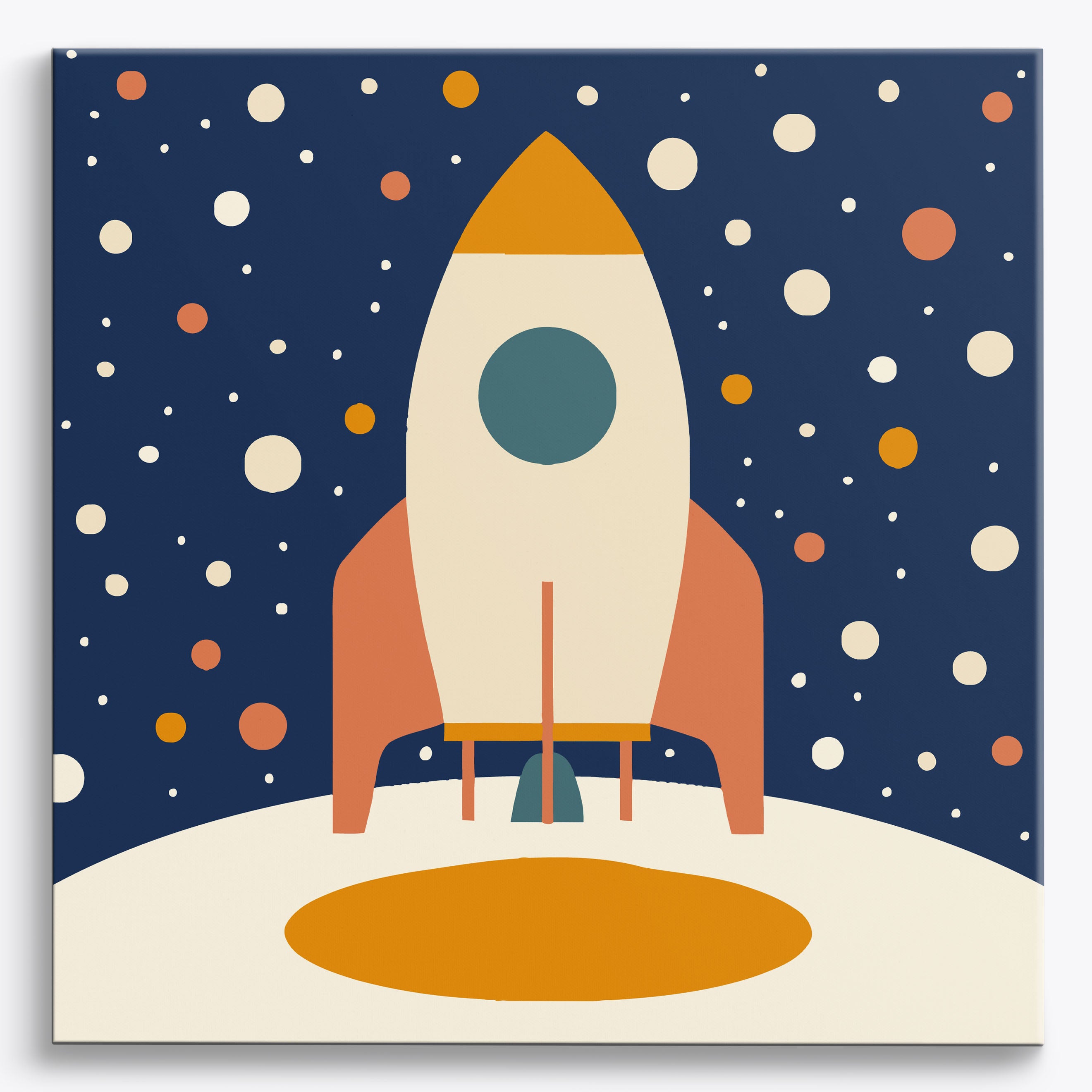 Cosmic Rocket Dance No Frame / 40x40cm