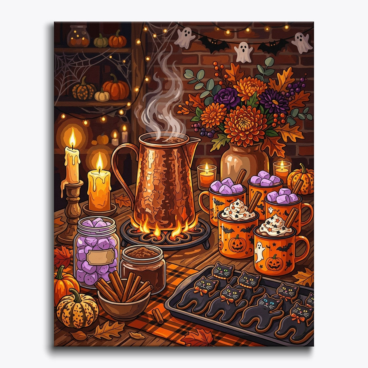 Halloween Hot-Cocoa Station