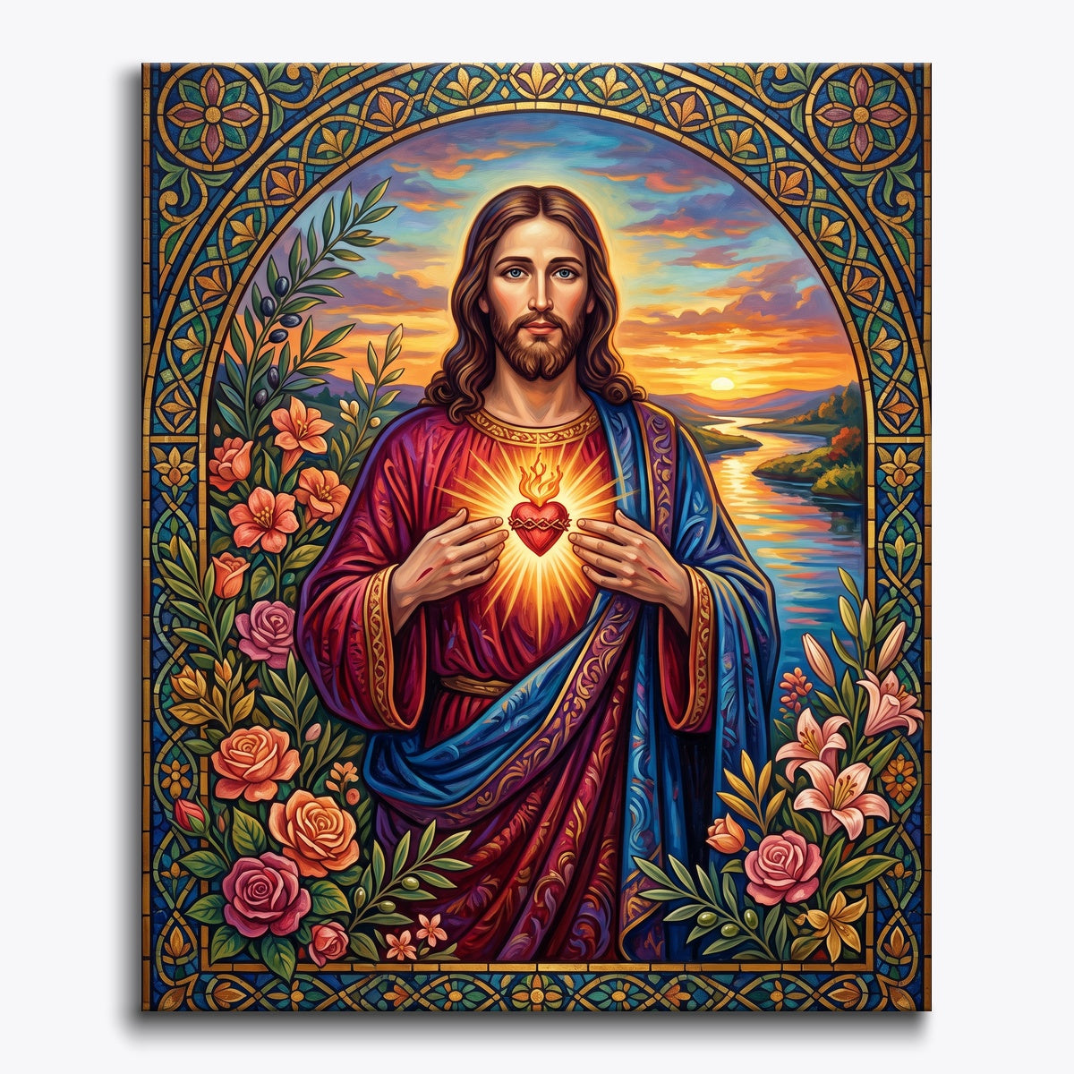 Crimson Sacred Heart