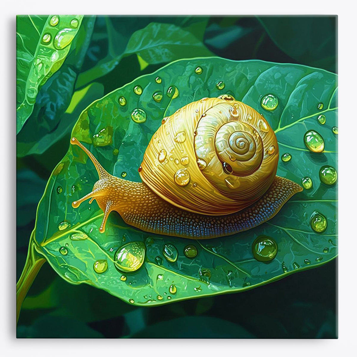 Dewy Snail | Paint by Numbers Kit by Craftoria