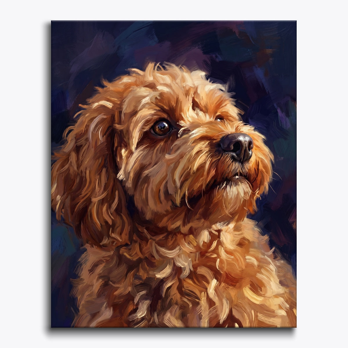 Fluffy Dog Portrait