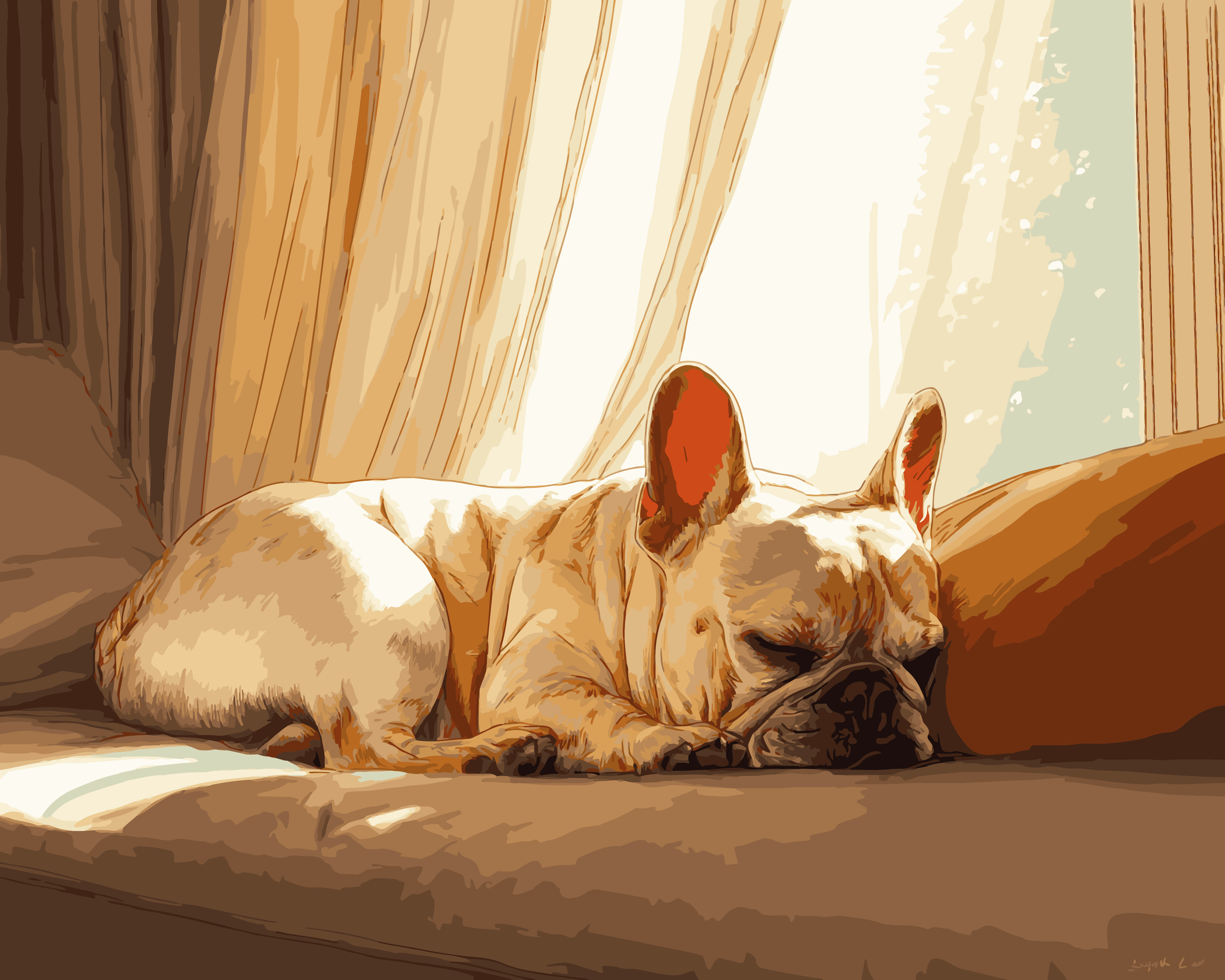 French Bulldog Nap