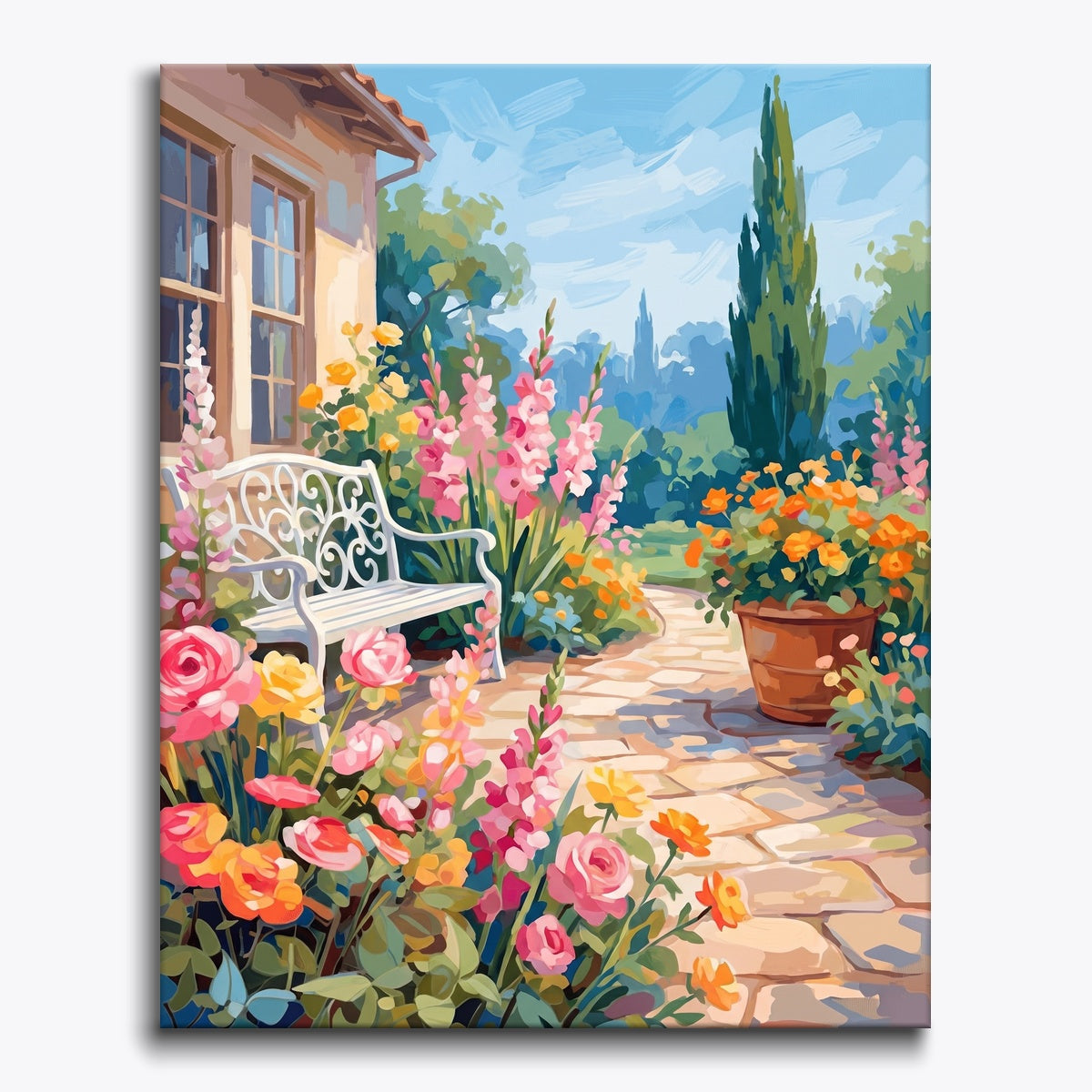 Garden Pathway Flowers