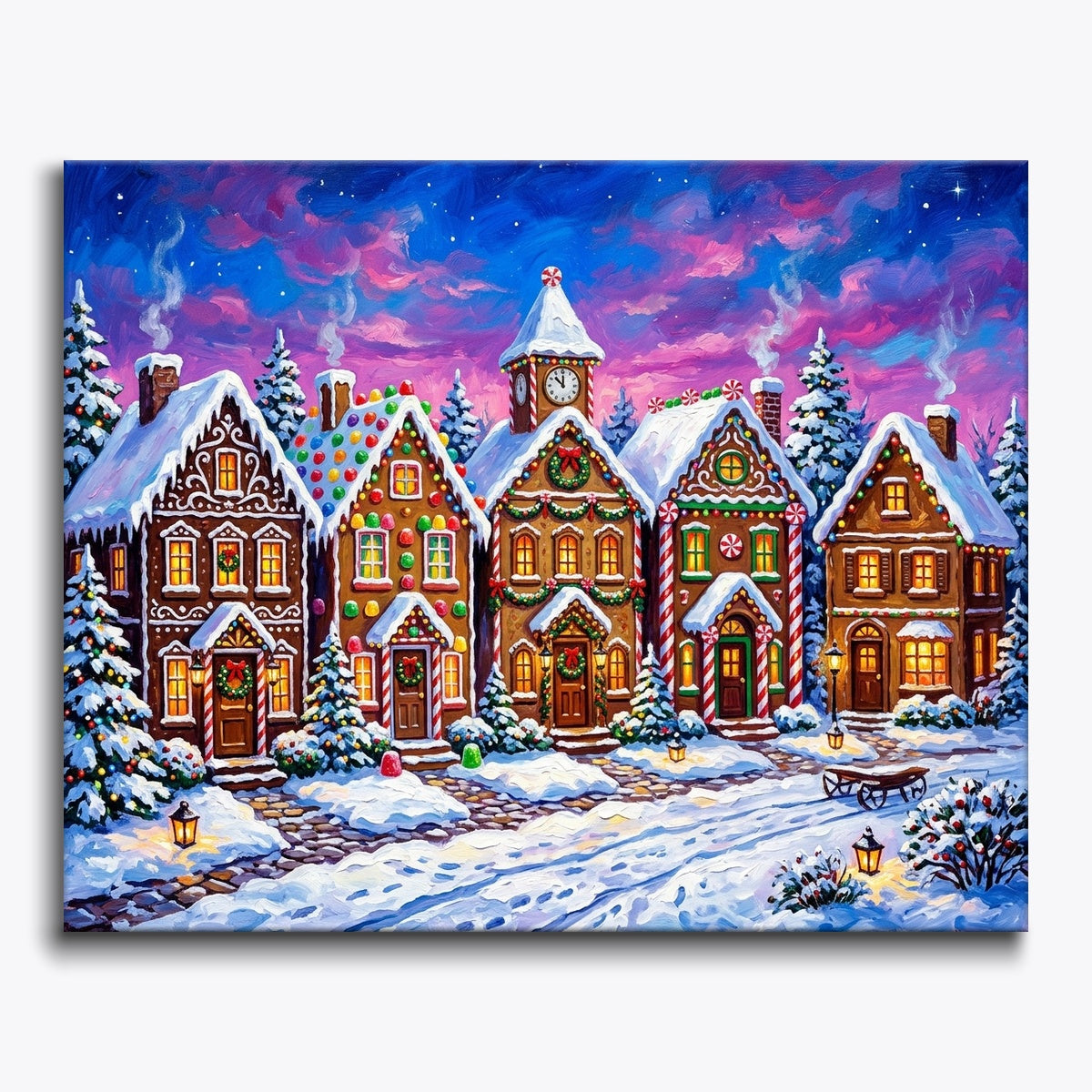 Gingerbread Townhouse Row