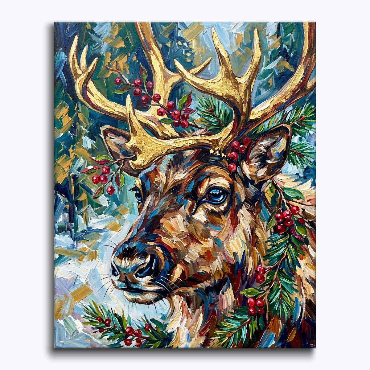 Golden Antler Reindeer