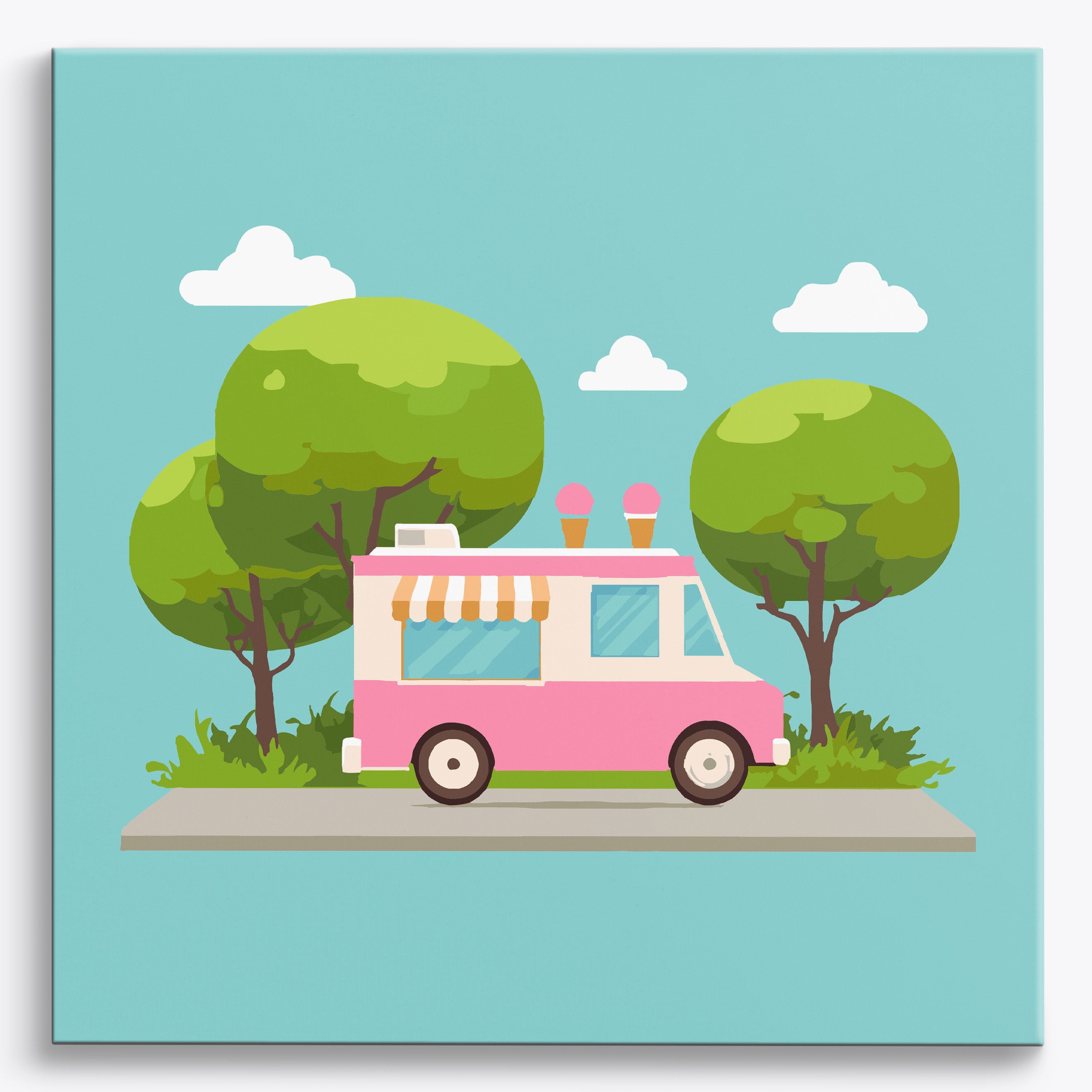 Joyful Oasis No Frame / 40x40cm