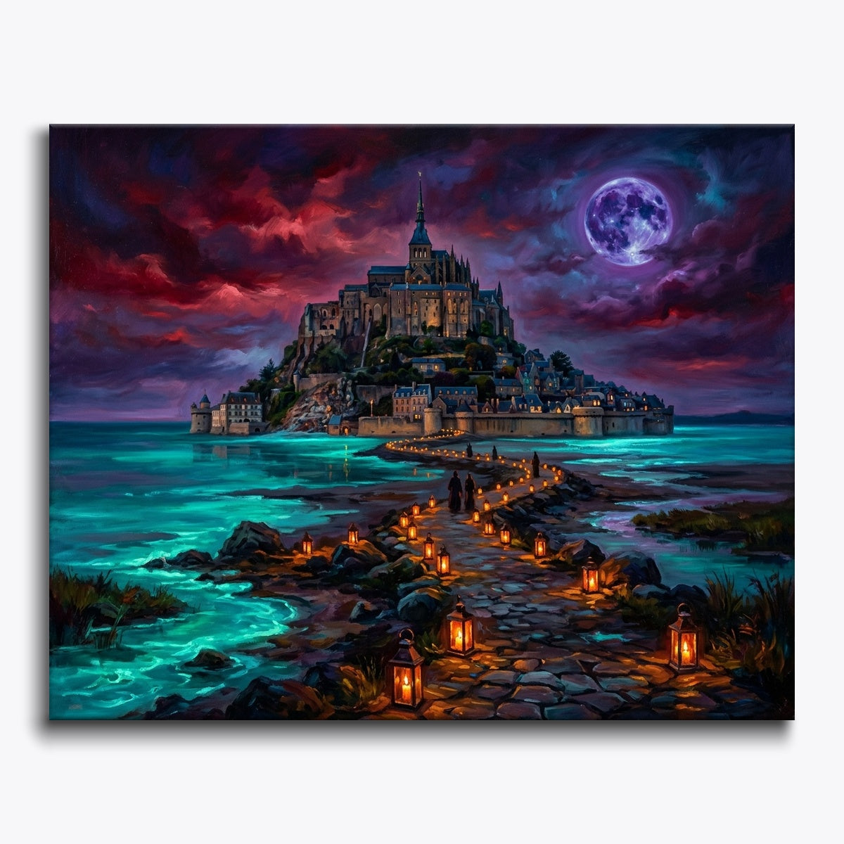 Castle Above Glowing Tide