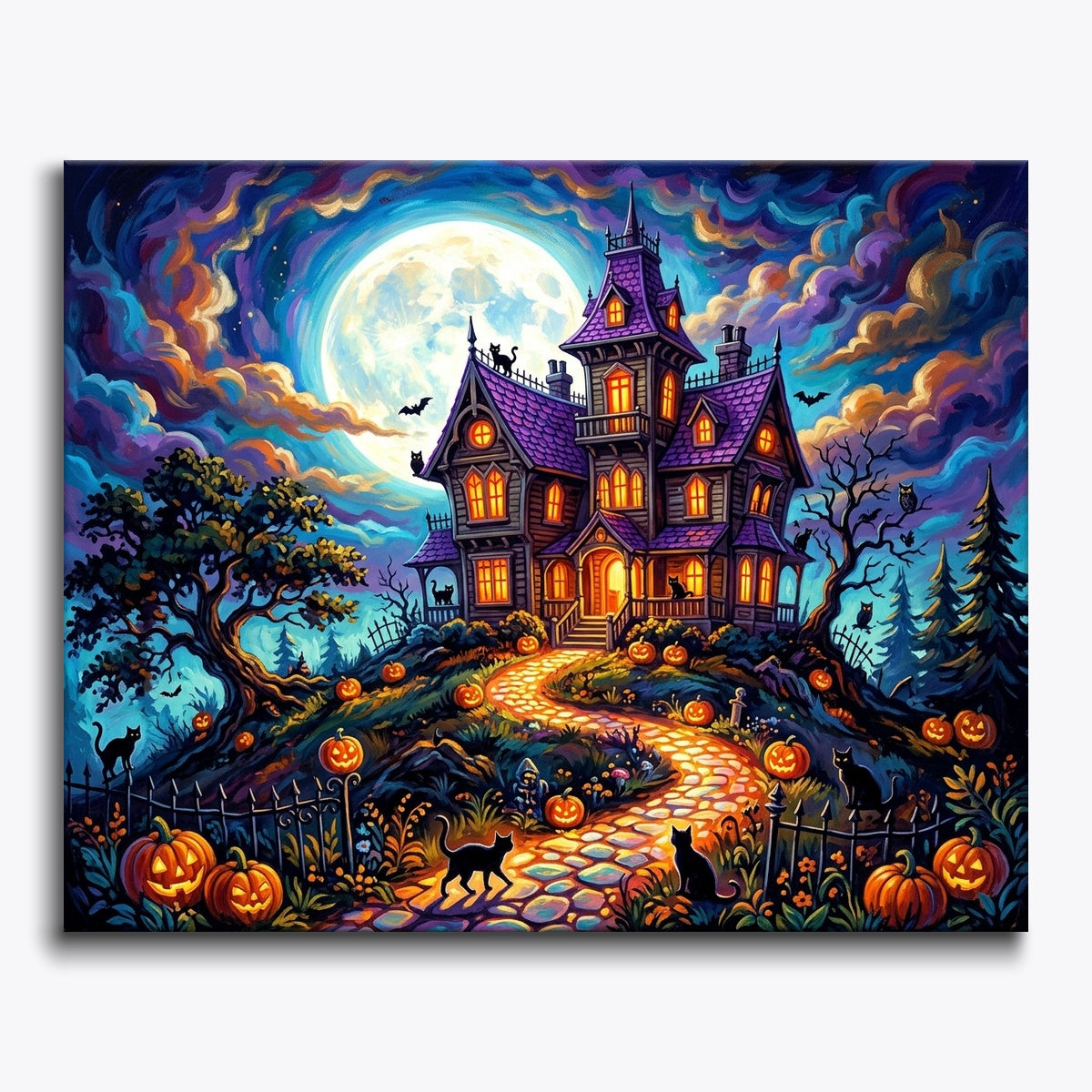 Moonlit Haunted House