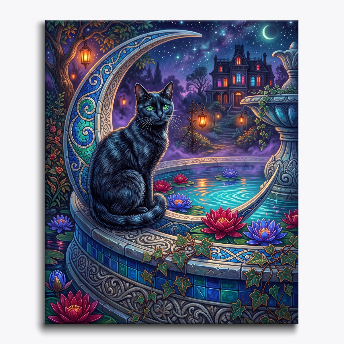 Moonlit Lotus Familiar