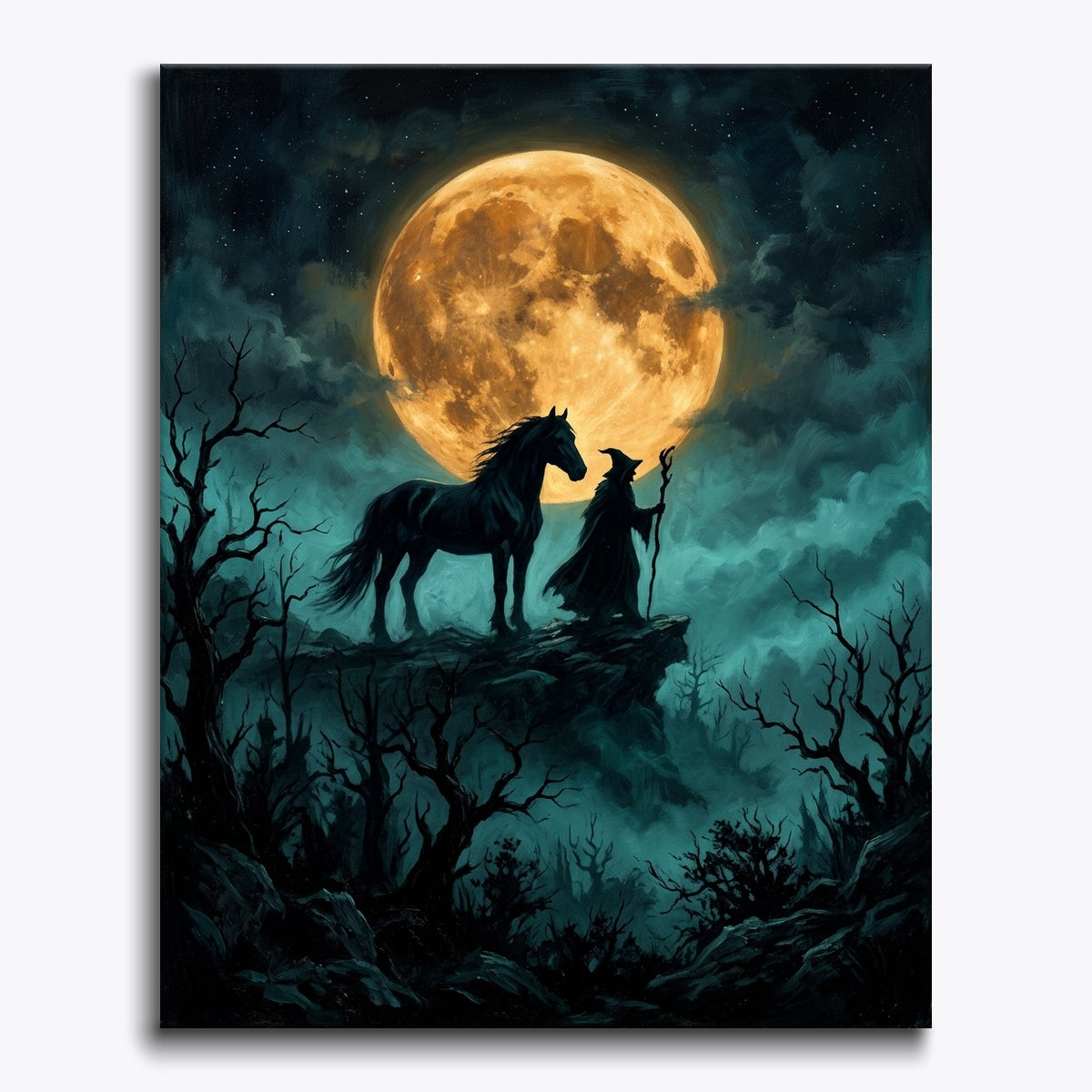 Witch Under Amber Moon