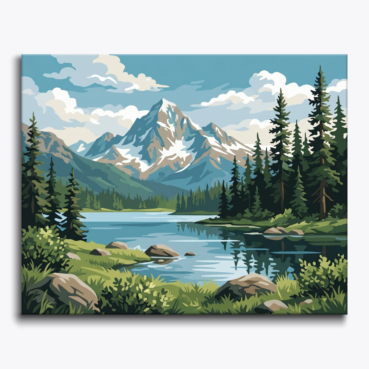 Mountain Lake Scene