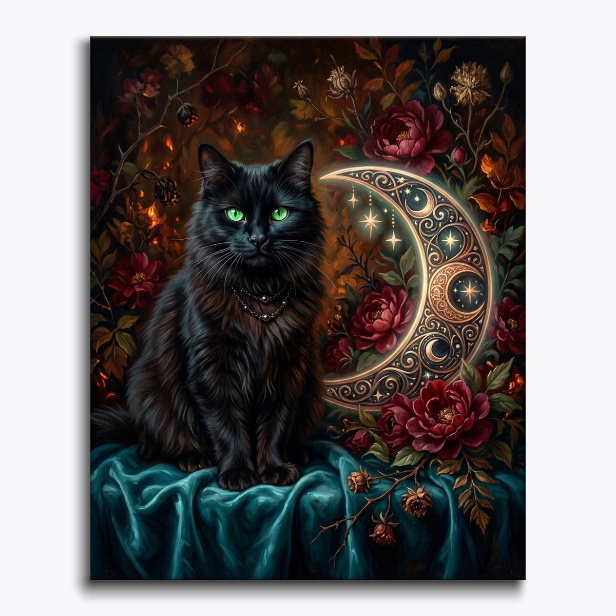 Black Cat With Tarot