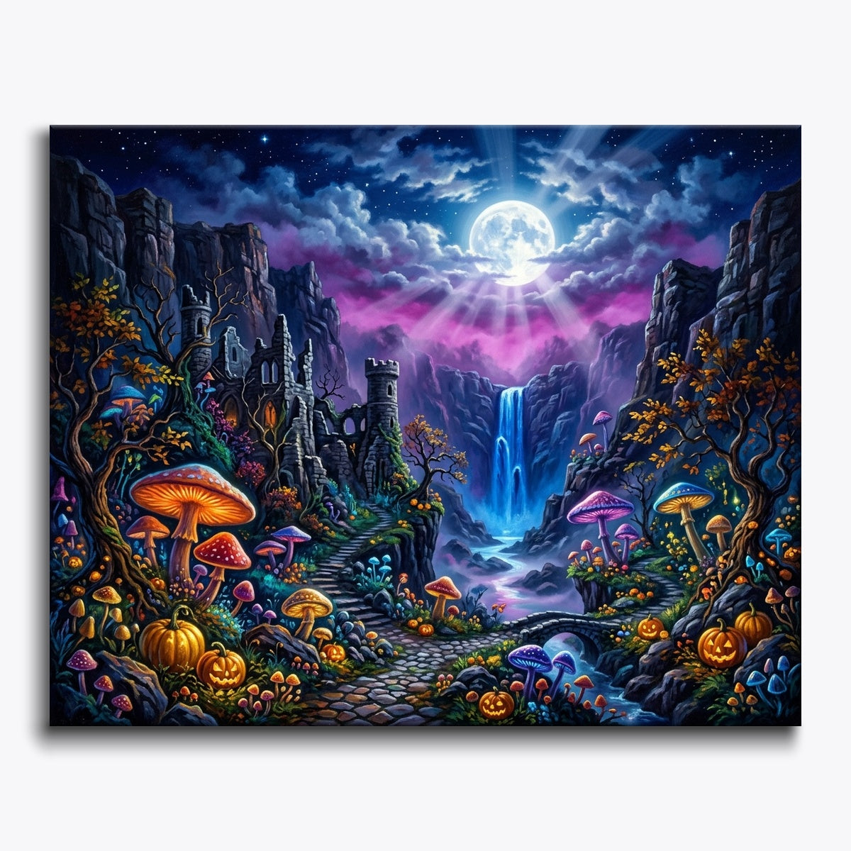 Giant Mushrooms And Witch Ruins