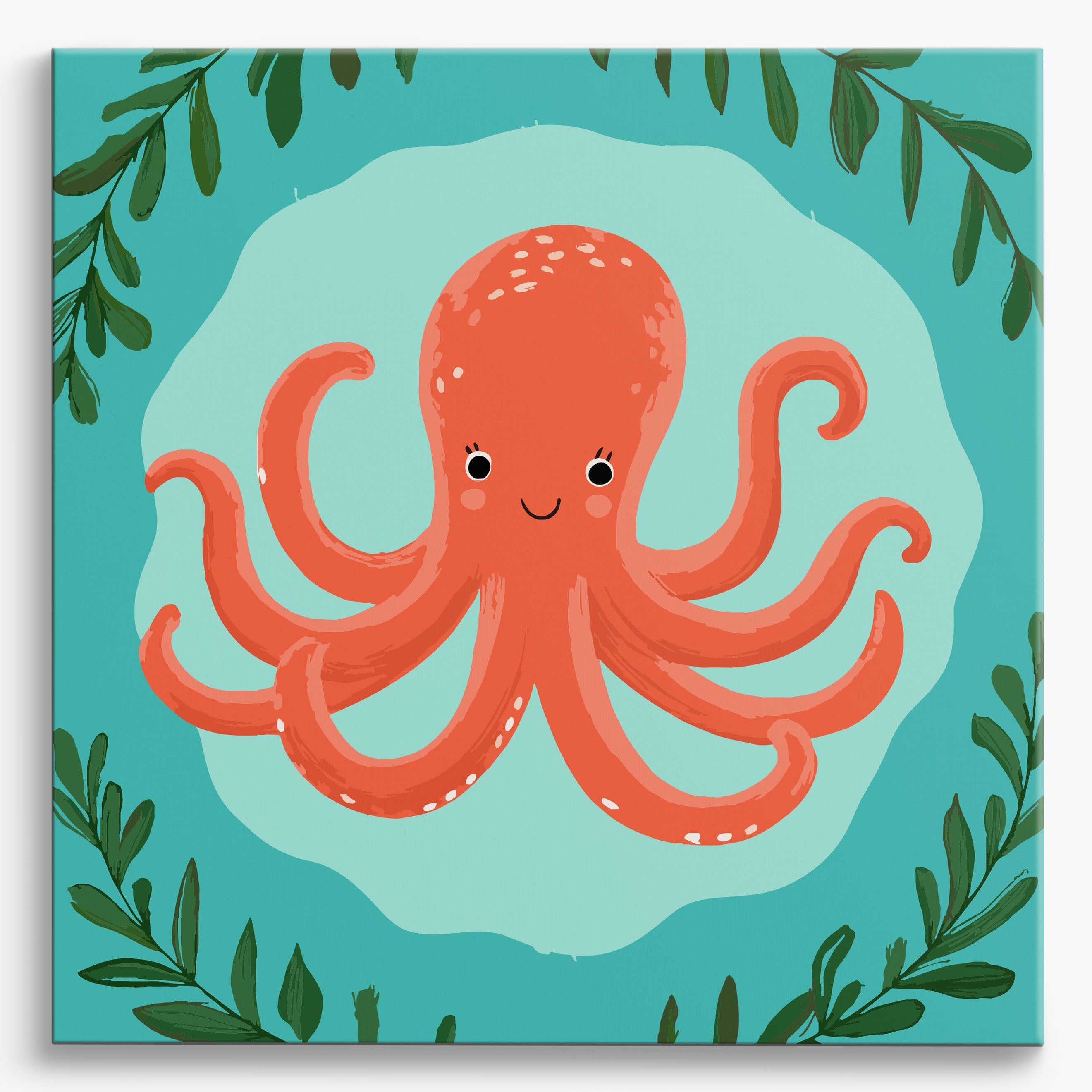 Octopus Dance No Frame / 40x40cm