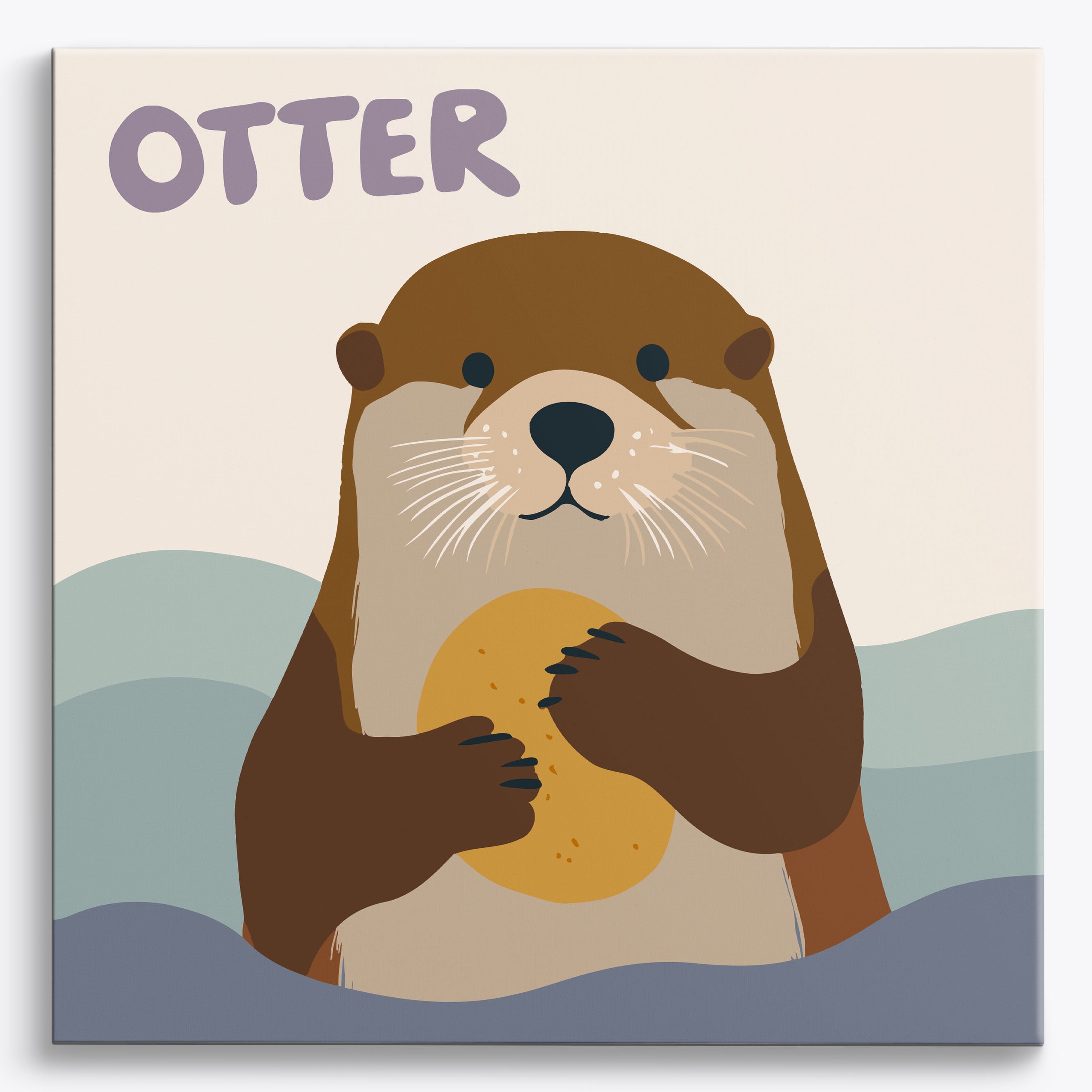 Otter's Precious Gem No Frame / 40x40cm