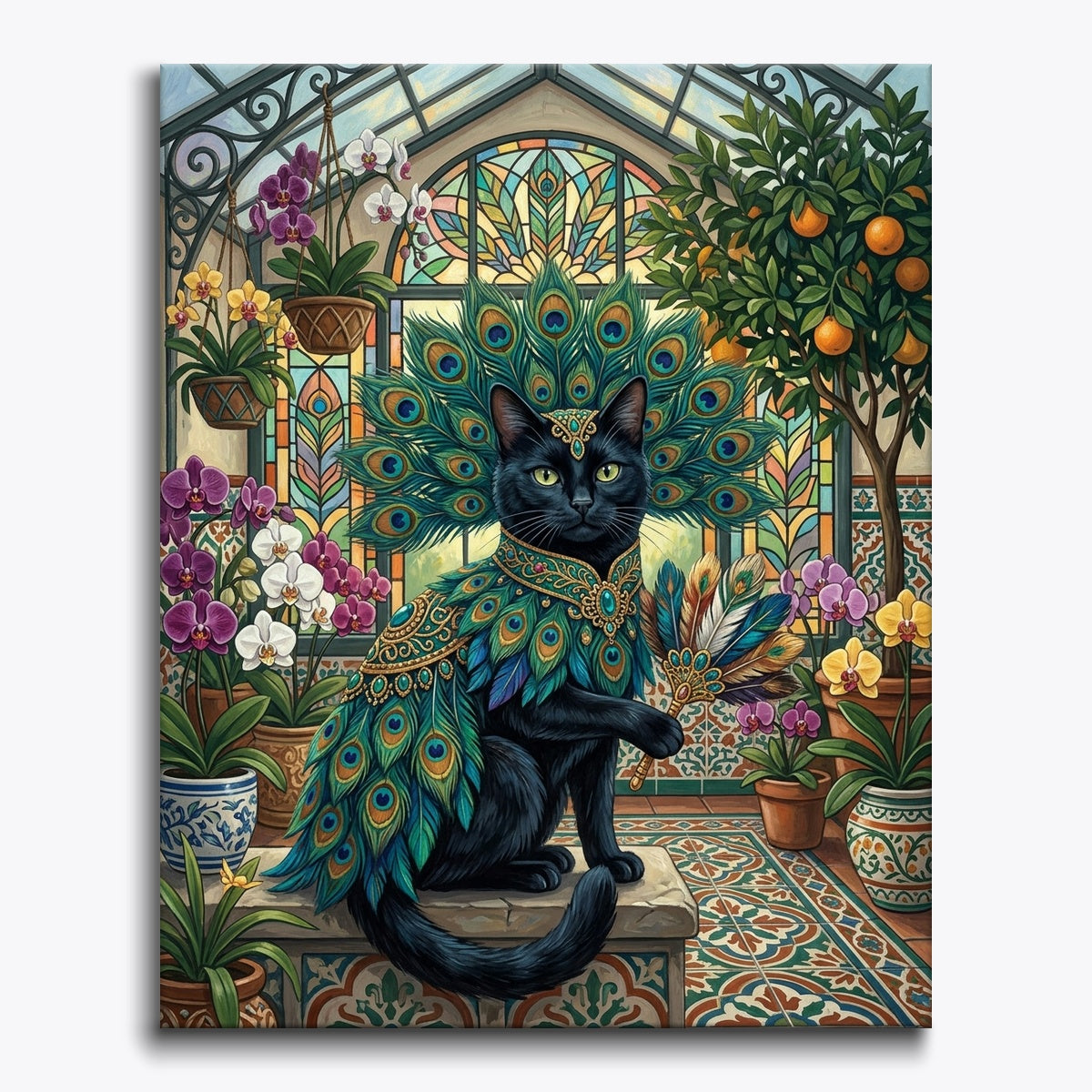 Peacock Cat