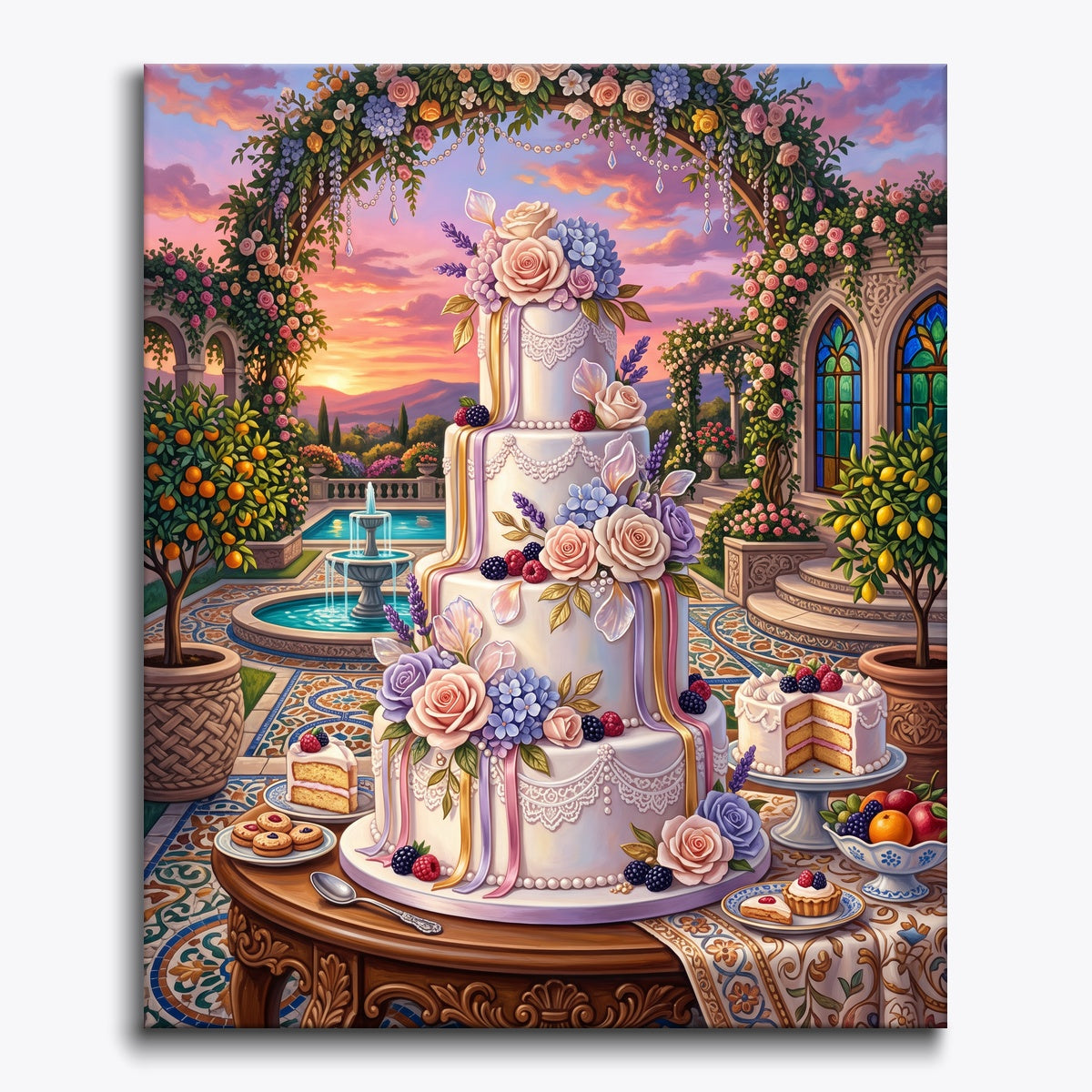 Pearl Blossom Cake