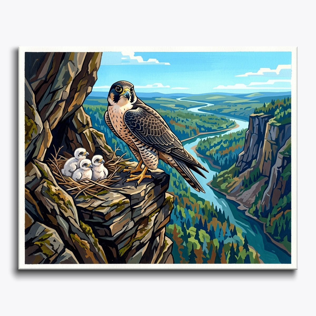 Peregrine Falcon Nest