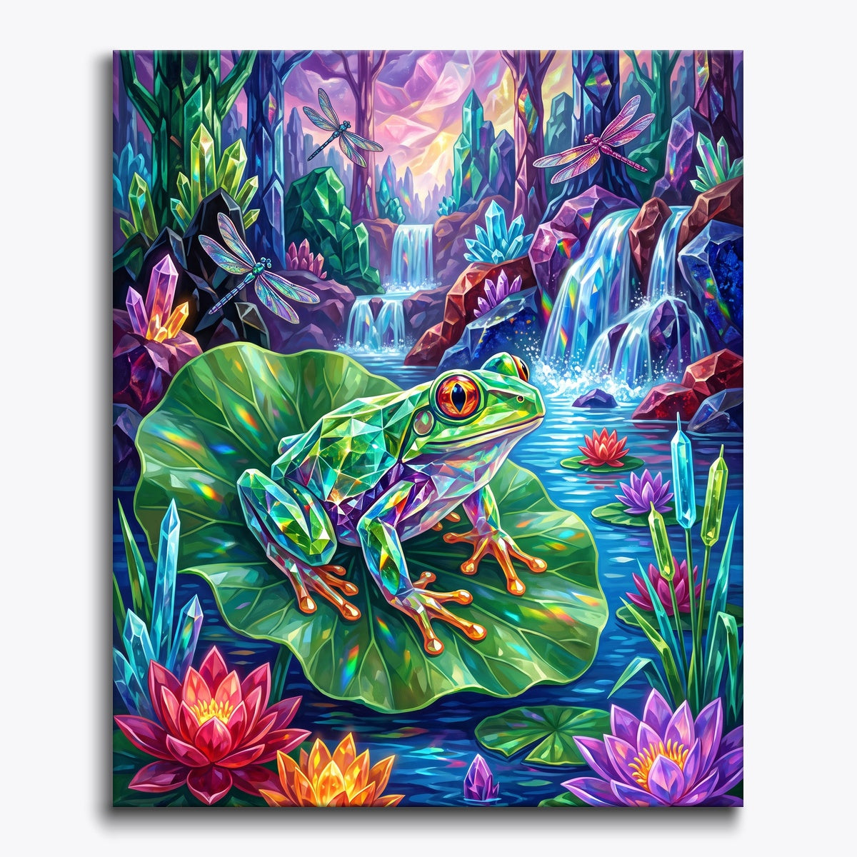 Peridot Lotus Frog