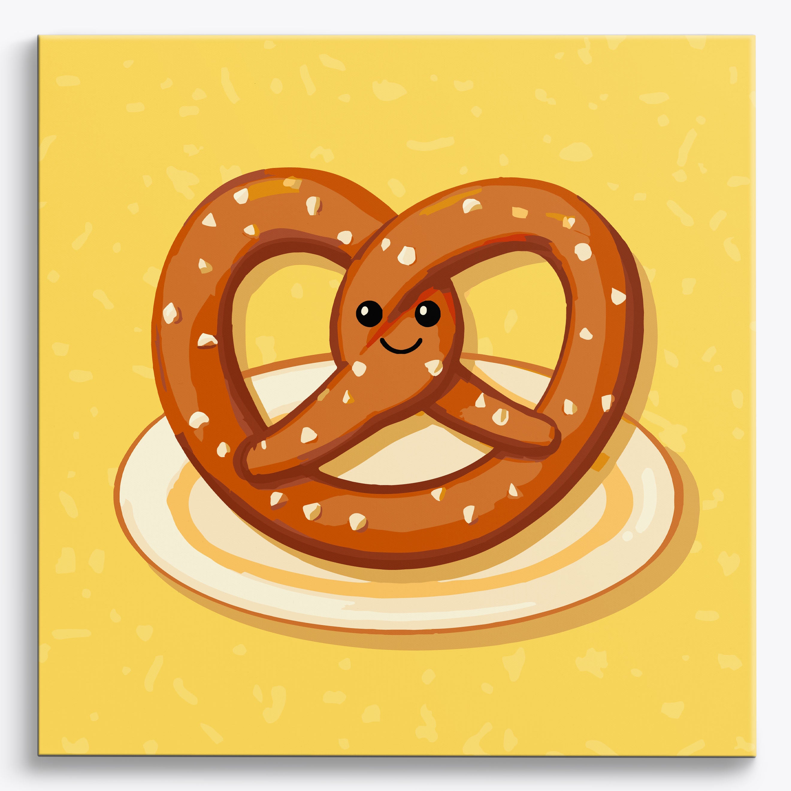 Pretzel Heart No Frame / 40x40cm