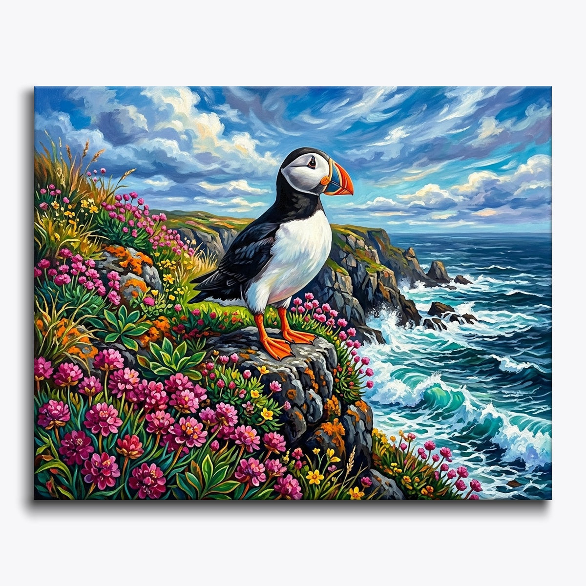 Sea Pink Puffin
