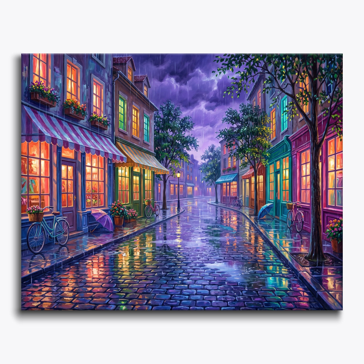 Lavender Rain Street