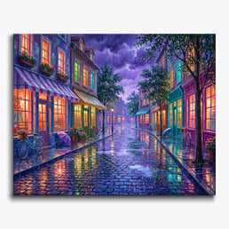 Lavender Rain Street