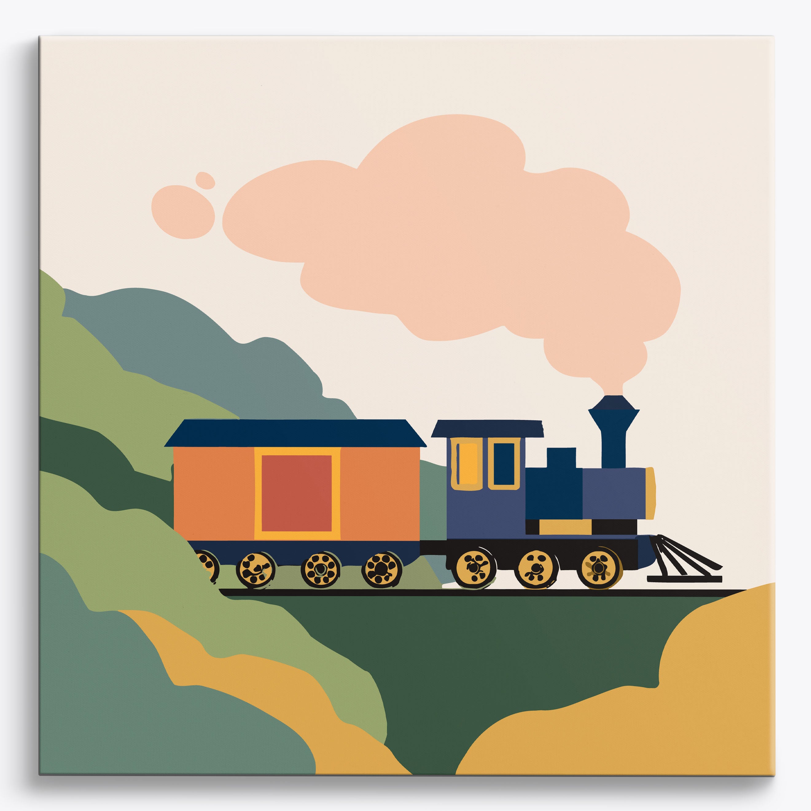 Rolling Hills Express No Frame / 40x40cm