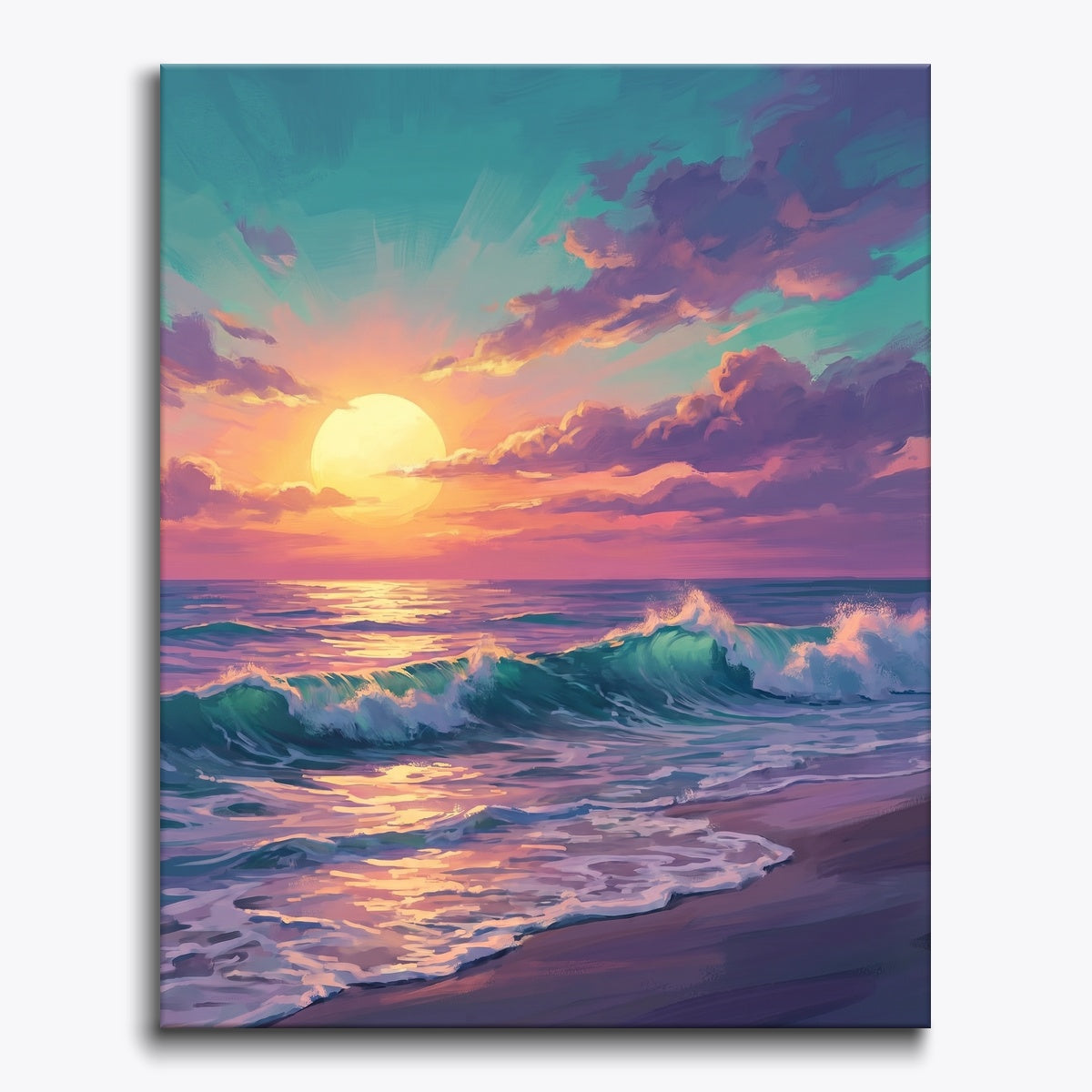 Serene Beach Sunset