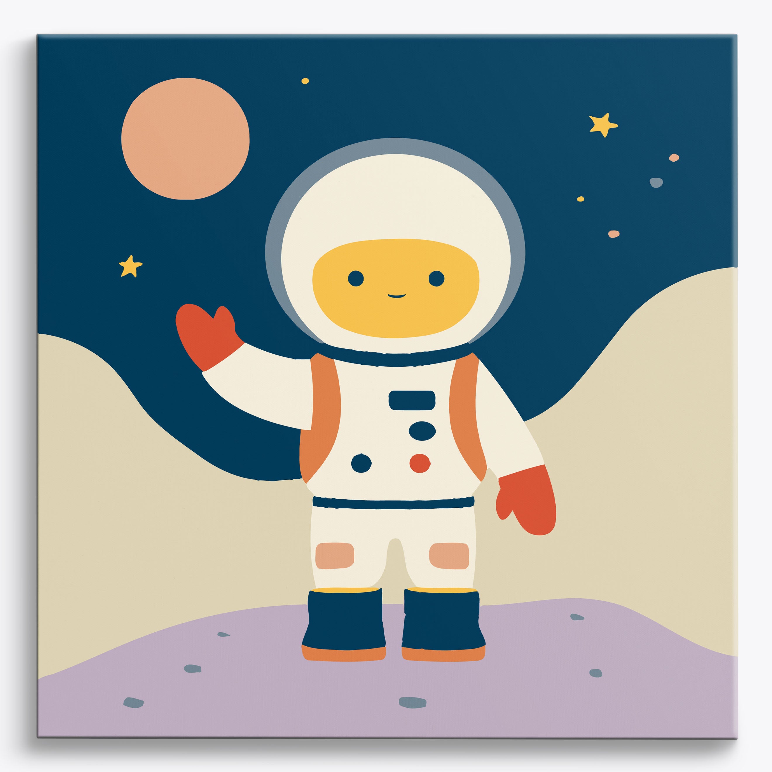 Space Salute No Frame / 40x40cm
