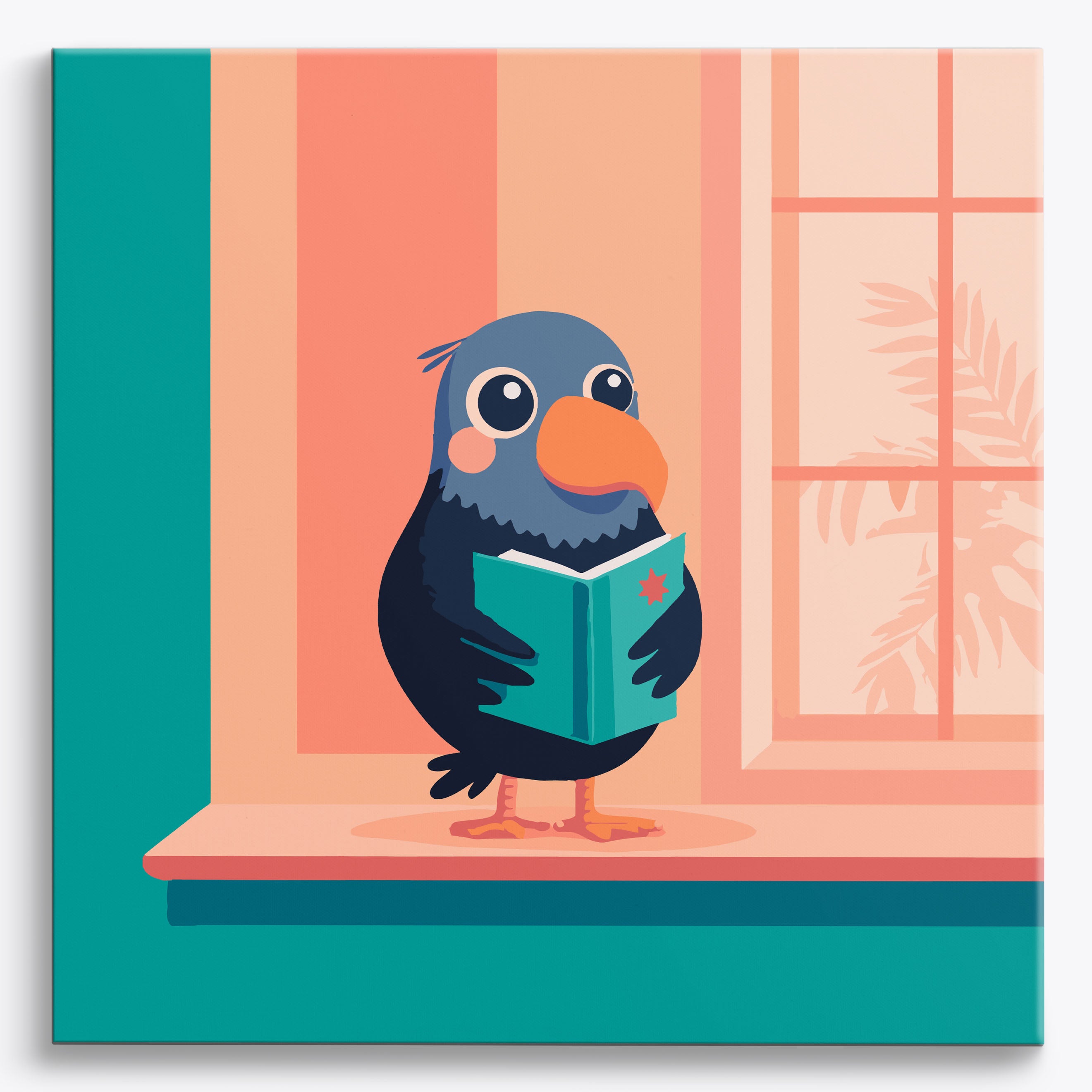 Starry Librarian No Frame / 40x40cm