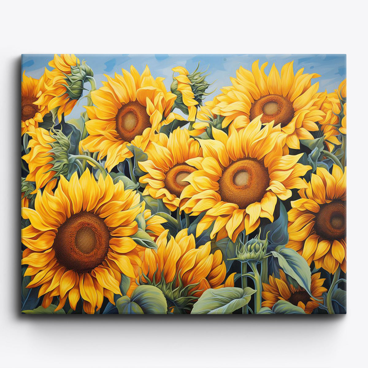 Sunflower Embrace | Paint by Numbers Kit by Craftoria