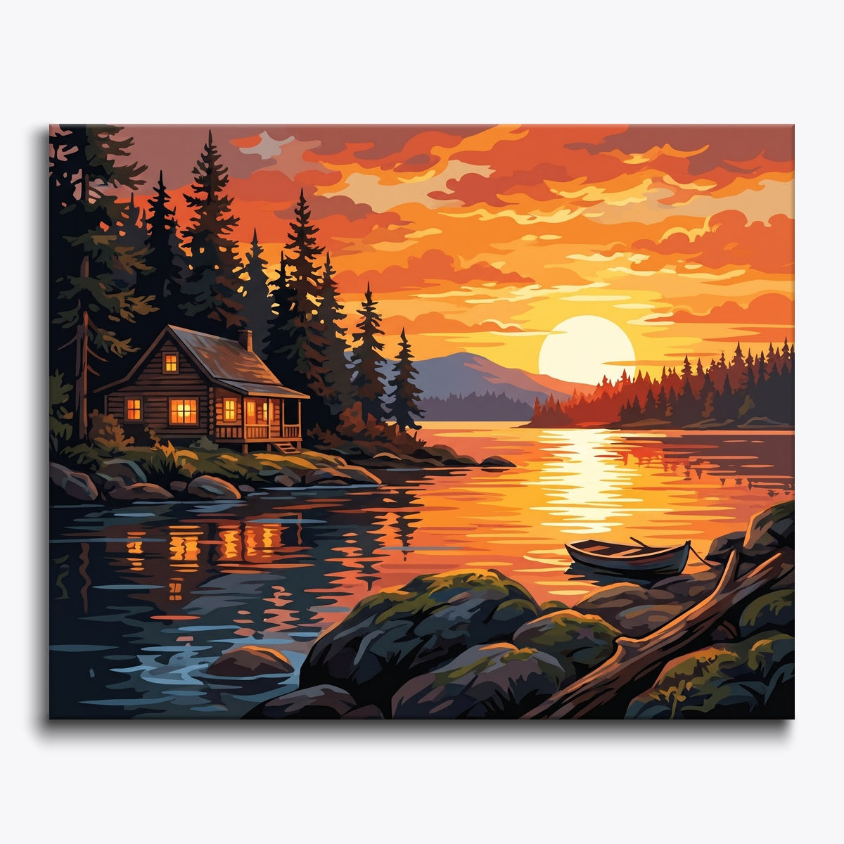 Sunset Cabin View
