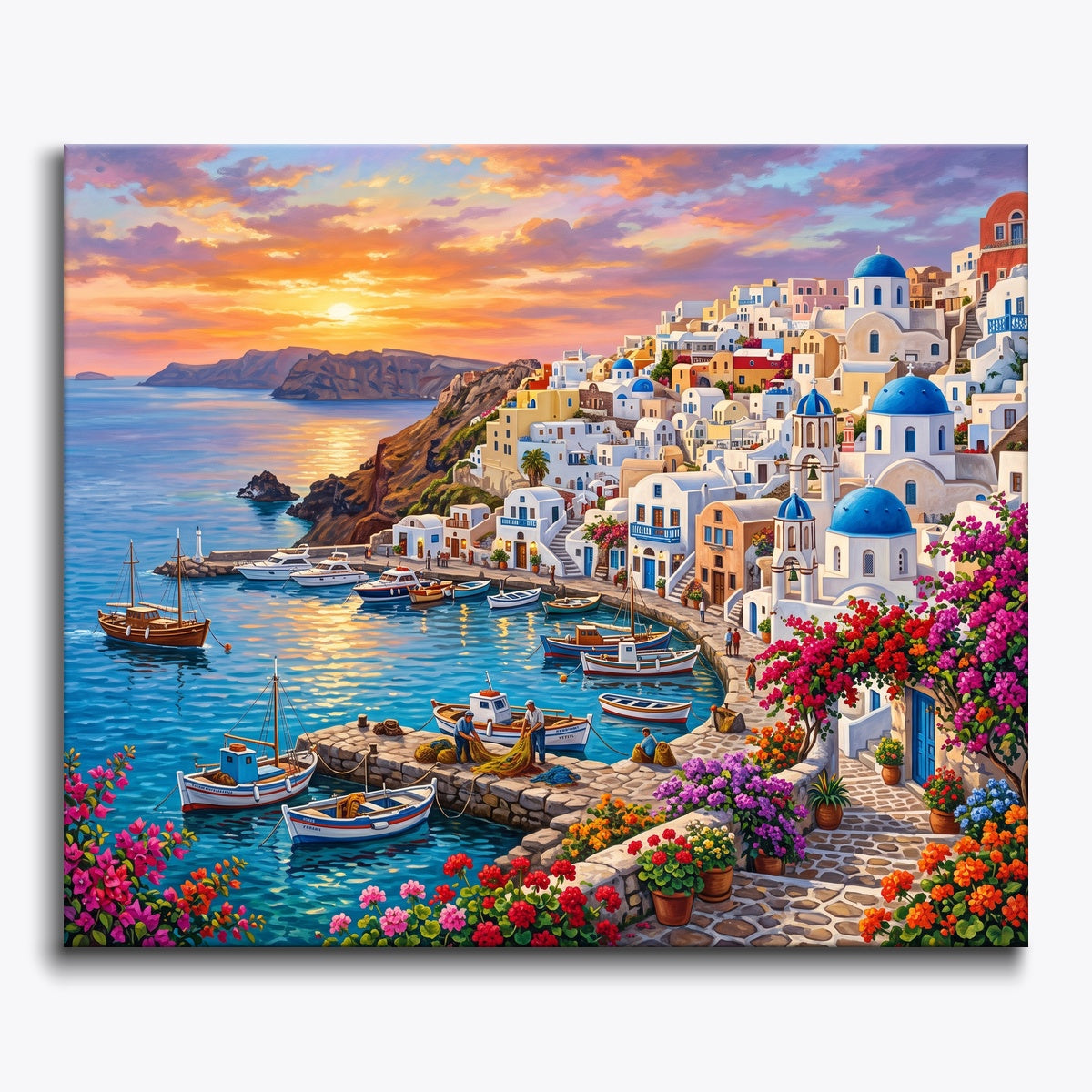 Harbor Sunset Glow