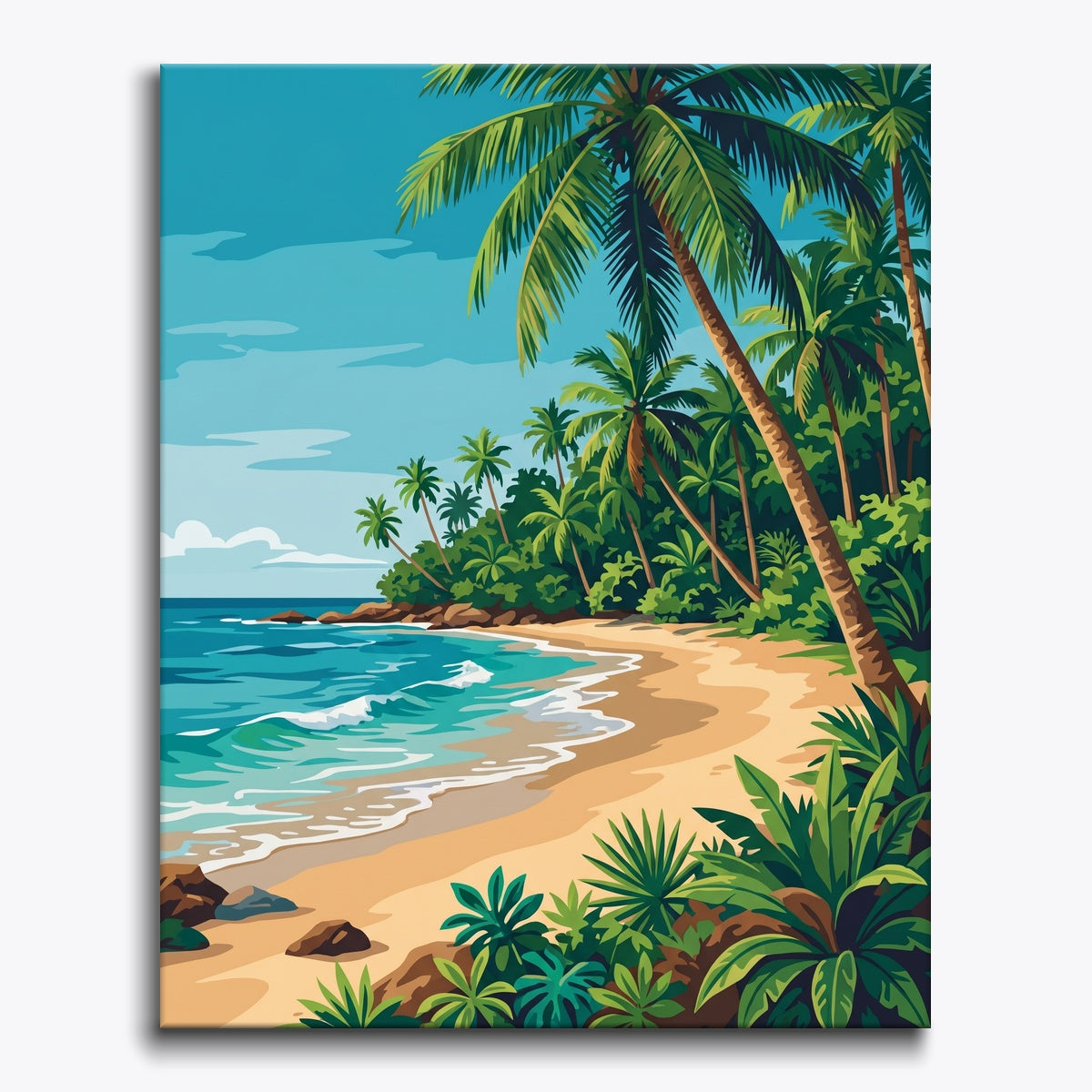 Tropical Beach Scene