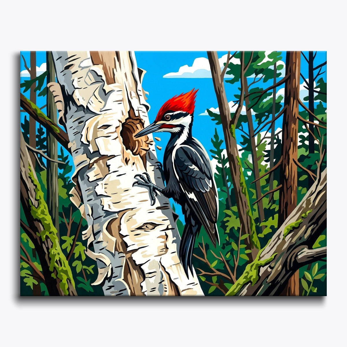 Woodpecker Scene